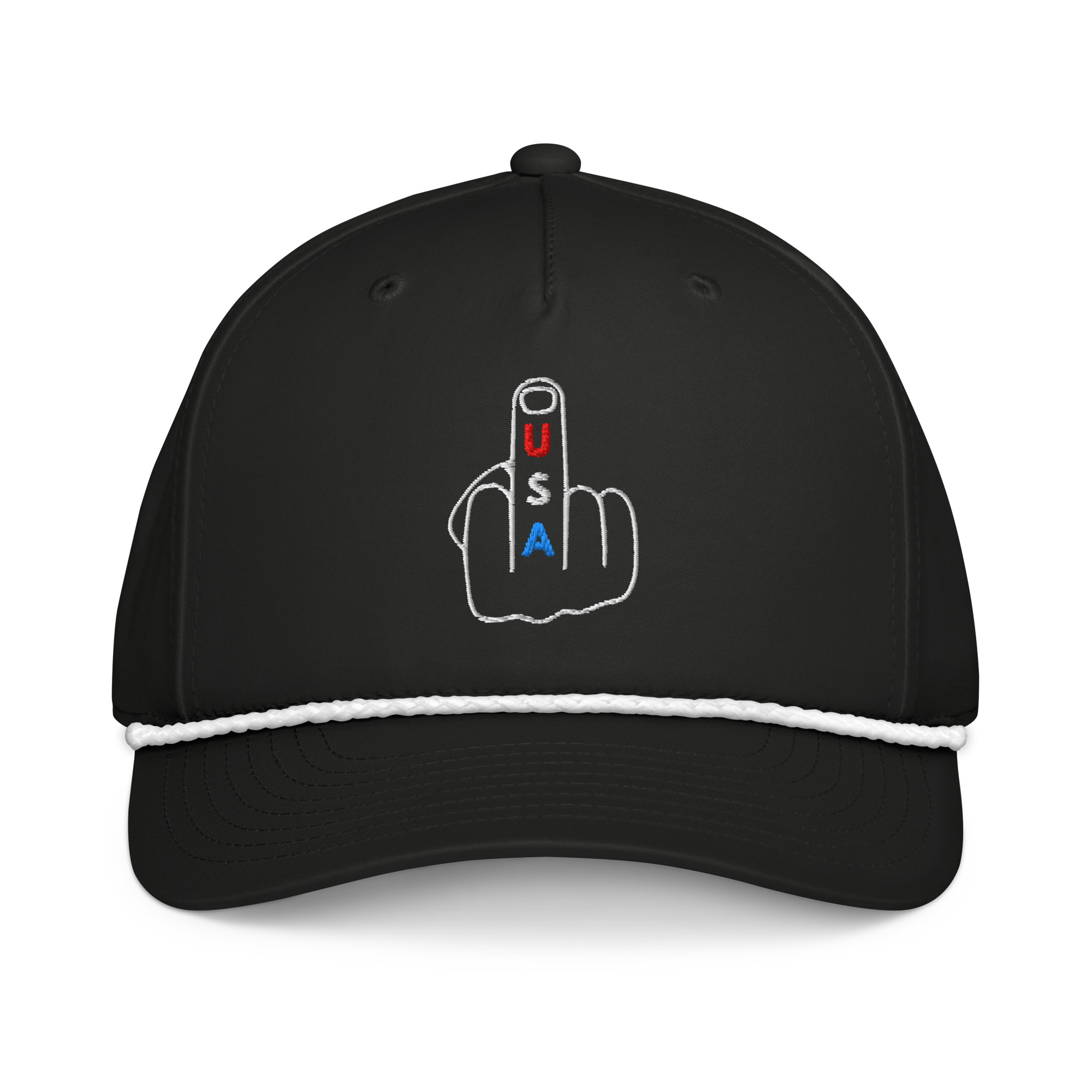 USA MIddle Finger - Classic rope golf hat