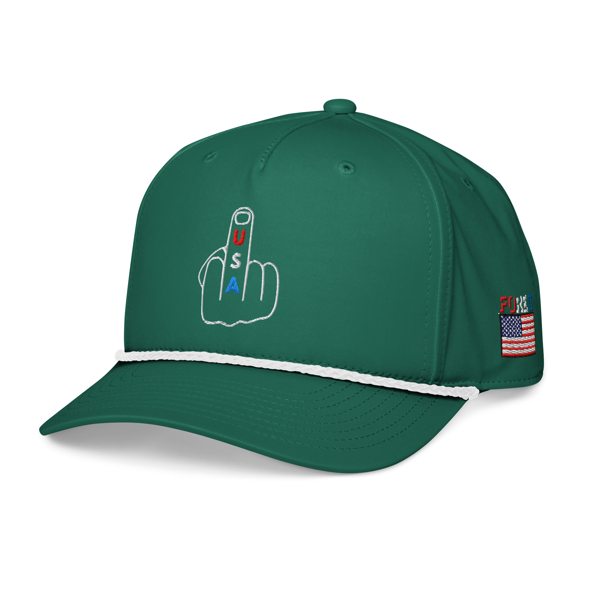 USA MIddle Finger - Classic rope golf hat