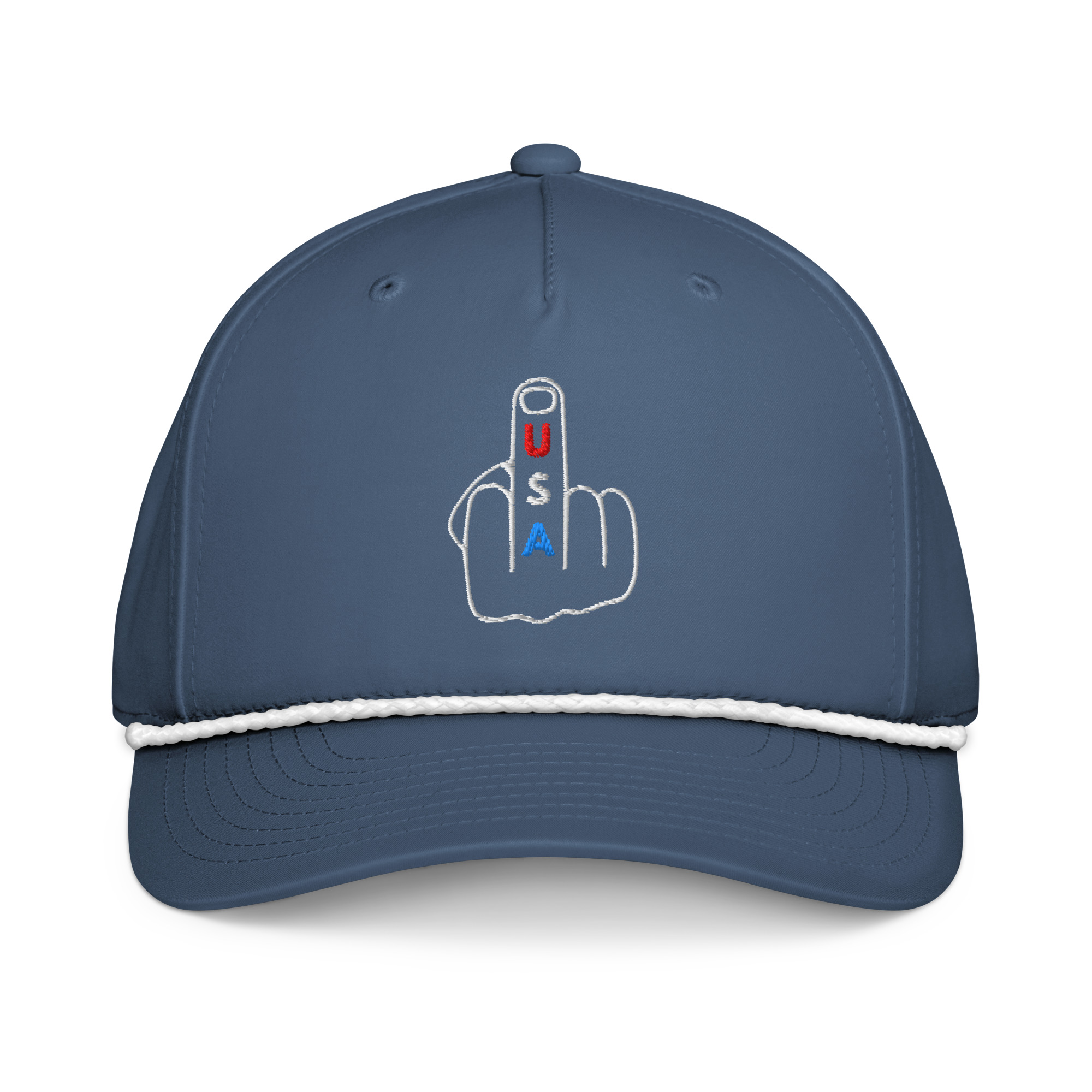 USA MIddle Finger - Classic rope golf hat