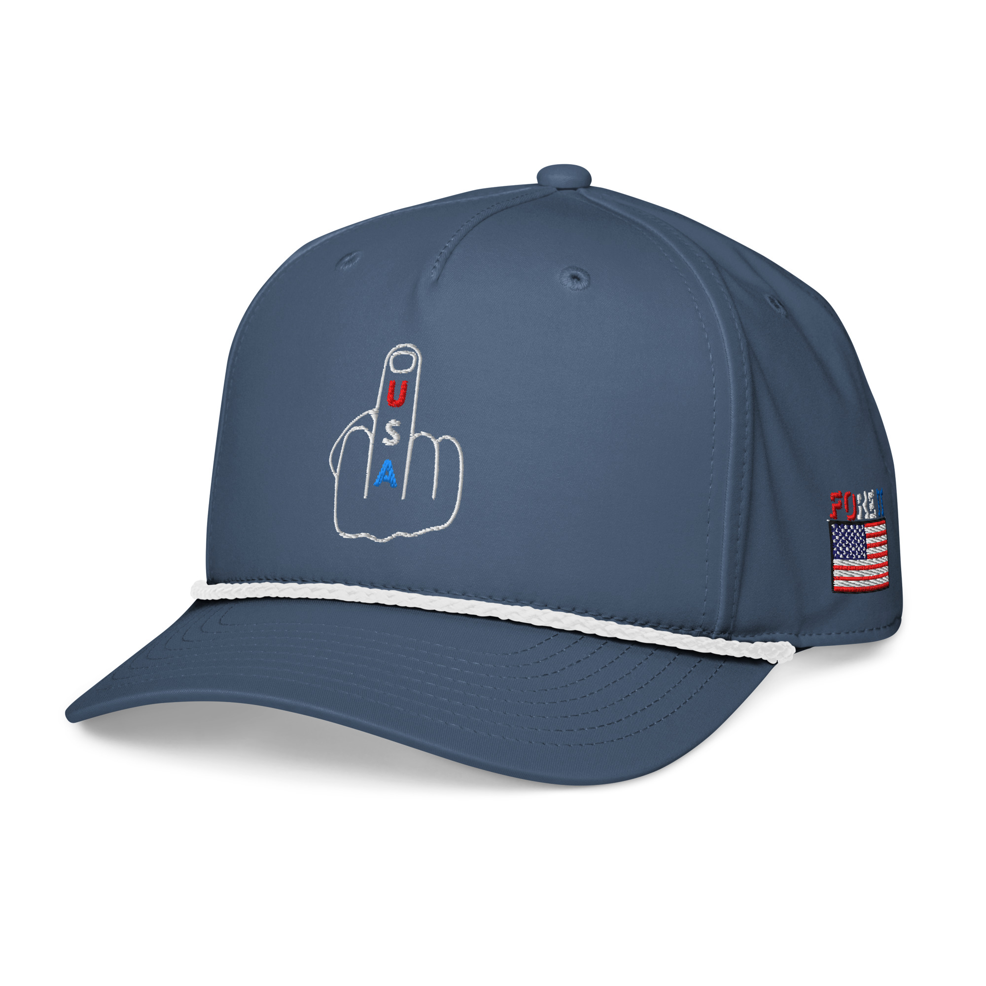 USA MIddle Finger - Classic rope golf hat
