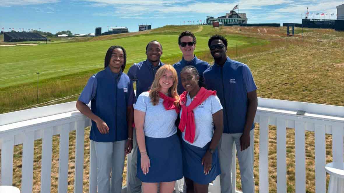 At U.S. Open, college students getting crash course in golf-career development​
