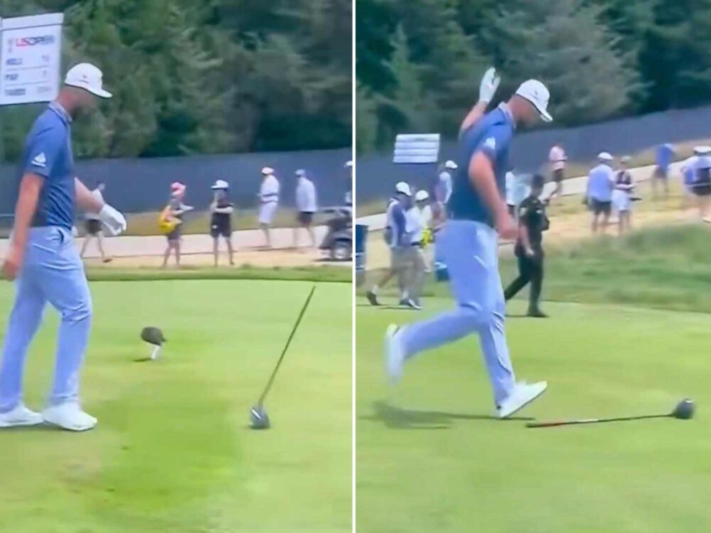 Jon Rahm drop-kicks driver amid ugly U.S. Open collapse​