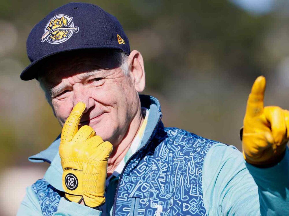 Mark Grace dishes on playing Pebble Beach with Bill Murray​