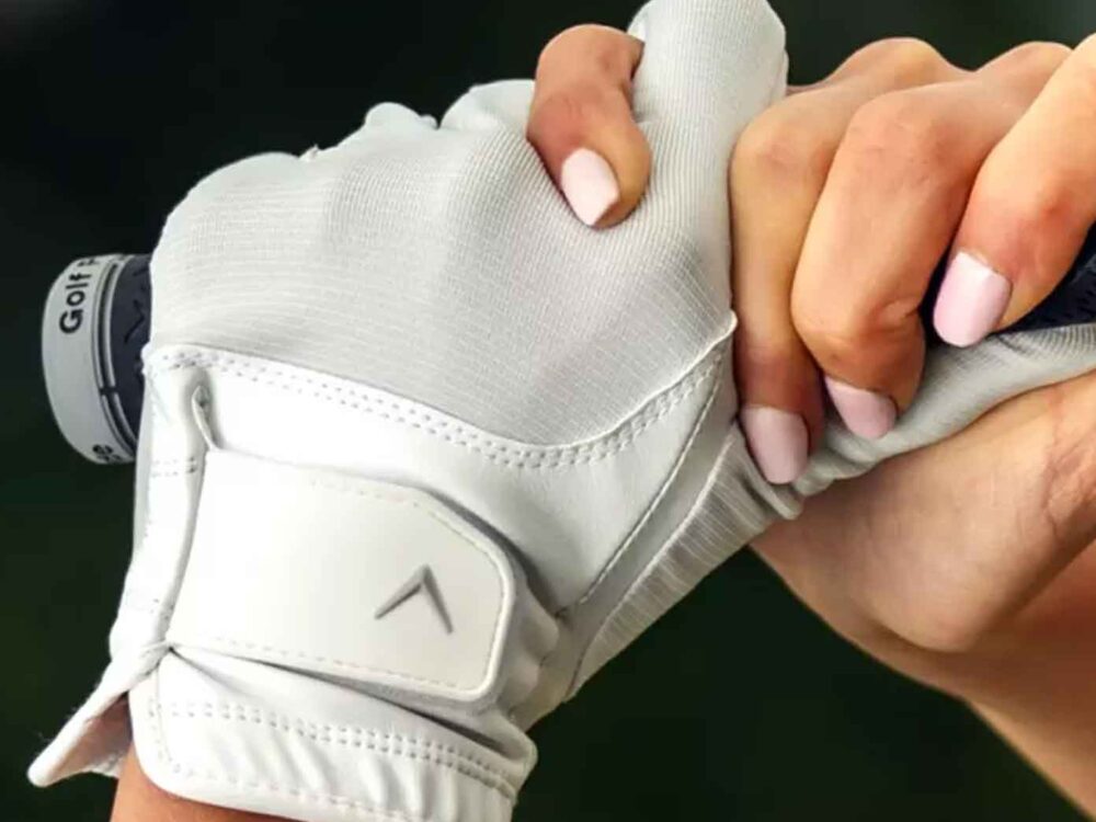 I tried the innovative golf glove that doubles as … skincare?​
