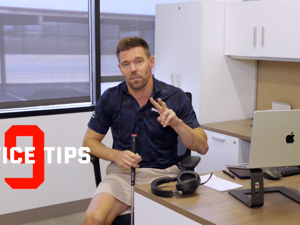 Improve your game from the office with these 2 drills​