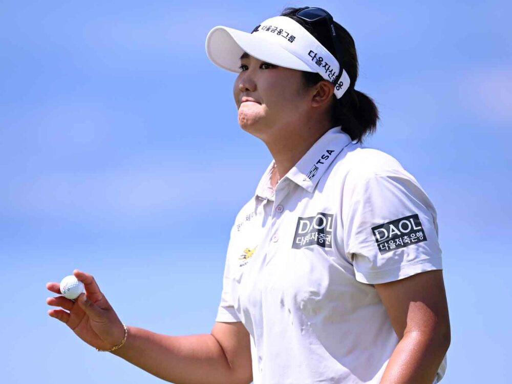 Haeran Ryu made major history at Evian and had no idea until the round ended​