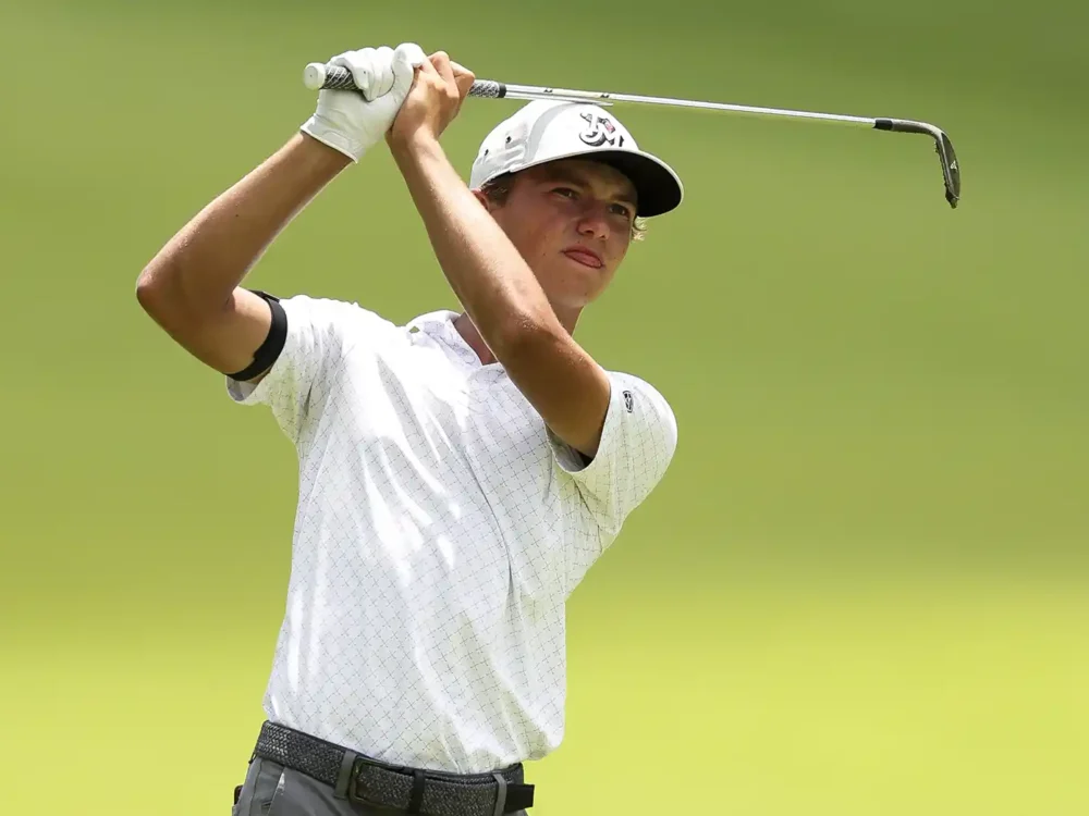 Star amateur goes 14 under to make Saturday’s U.S. Junior Amateur final​