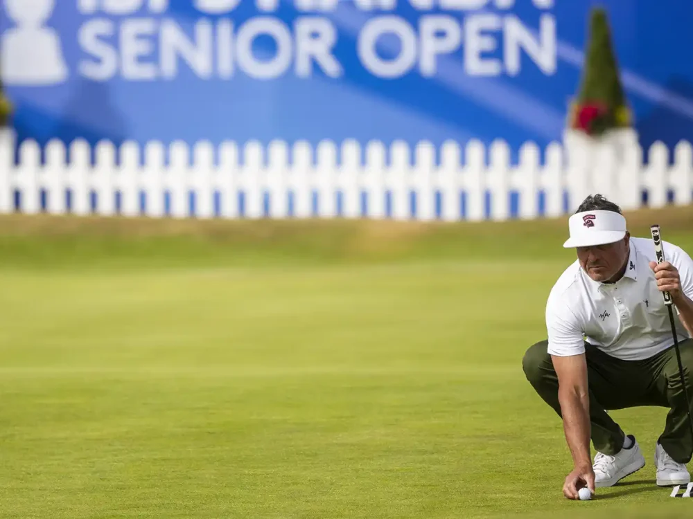 ‘It’s so nice to be back’: Suspended ex-LIV pro shines (again) at Senior Open​