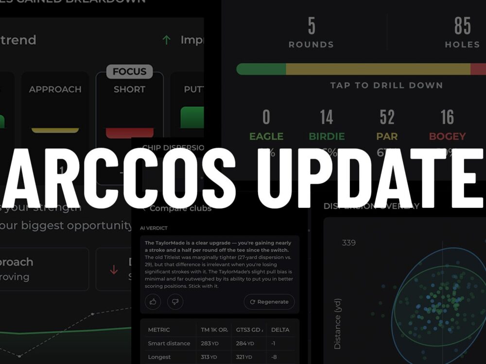 How Arccos’ newest app update unveiled a glaring wedge mistake