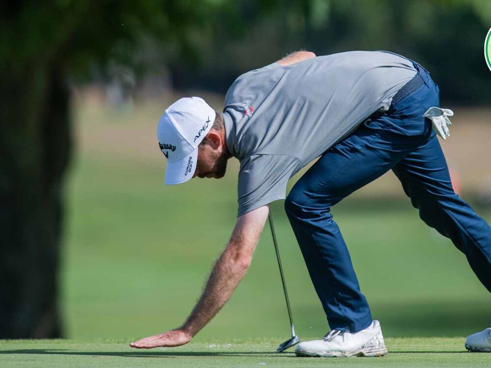 Rules Guy: Is it legal to touch your intended line to remove loose impediments?​