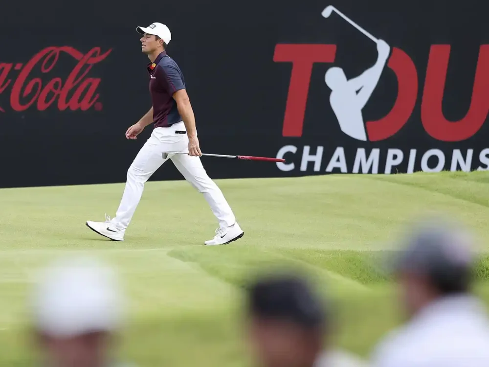 ‘Pisses me off more’: Viktor Hovland is lost (and in the lead) at Tour Championship​