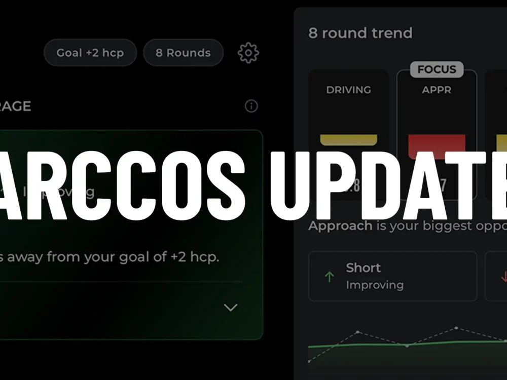 As the golf season winds down, Arccos keeps me improving​