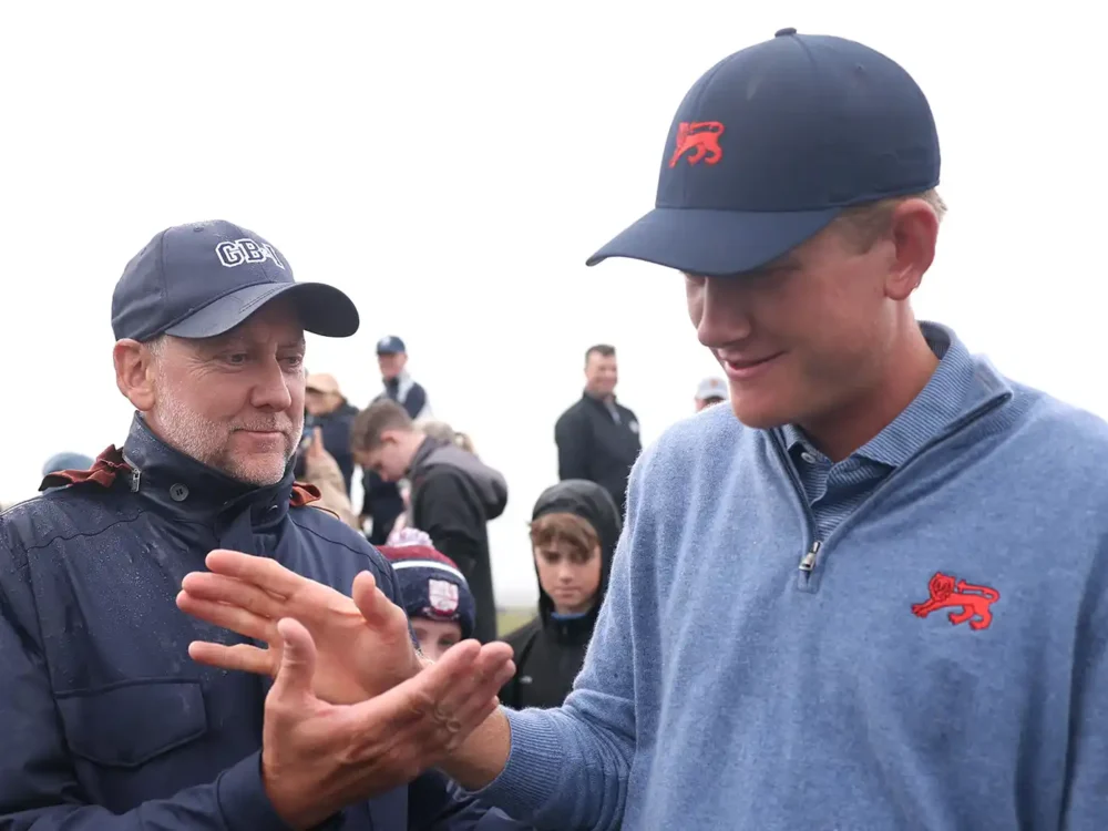 Ian Poulter sees son win Walker Cup. Then comes a SCENE at the pub​
