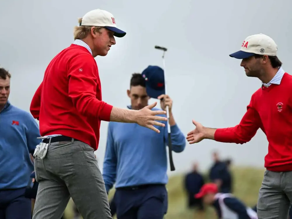 Team USA’s historic Sunday foursomes sweep has them on cusp of Walker Cup win​