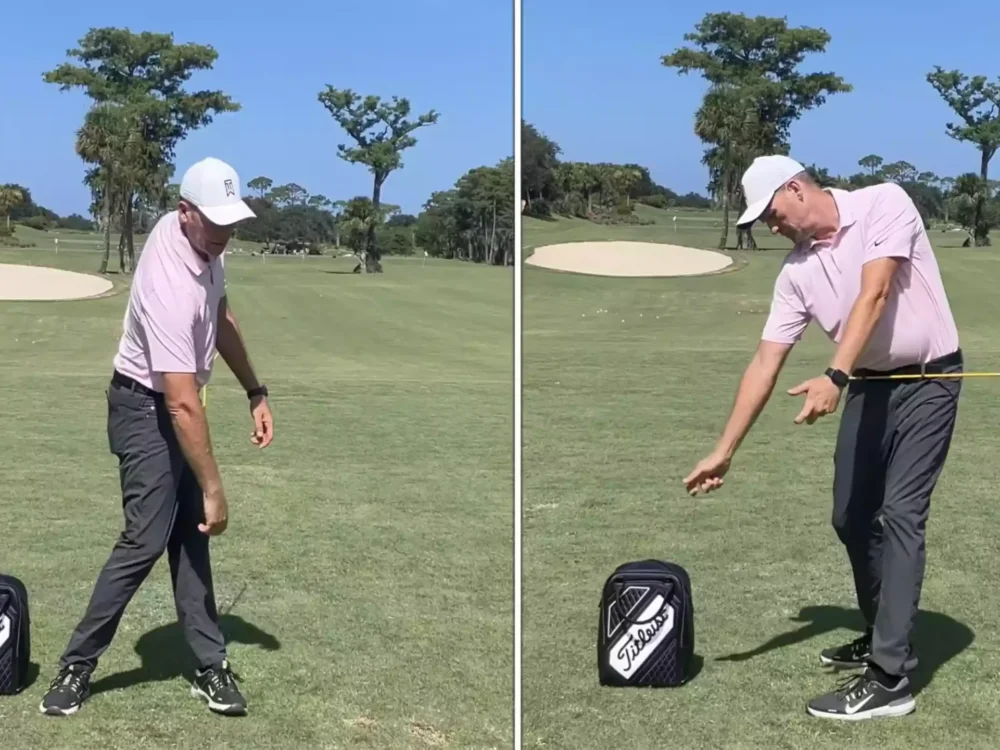 How to stop sliding during the downswing for better ball striking​