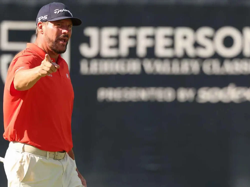 Michael Block has already achieved 1 senior tour goal. Now another is in his sights​